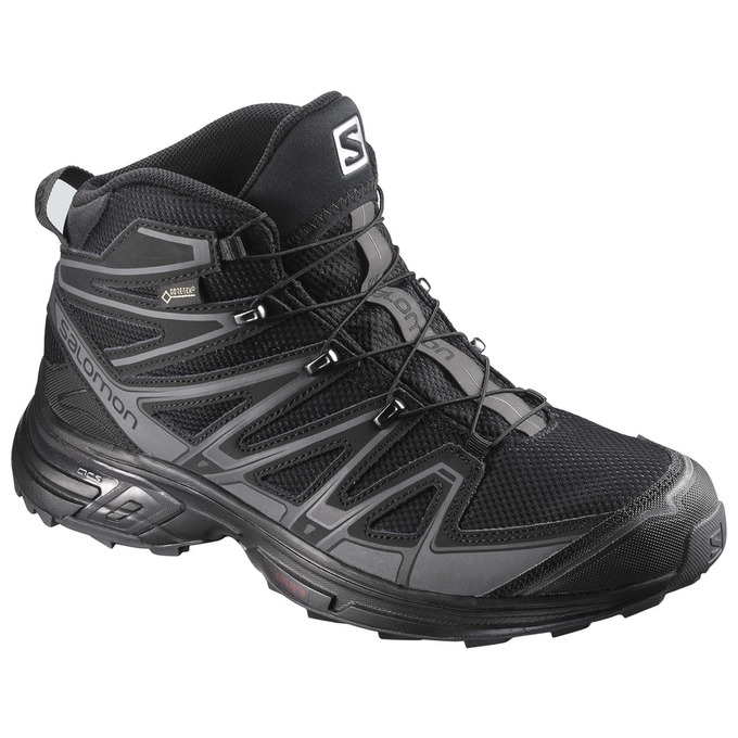 SALOMON X-CHASE MID GTX® W Philippines - Women's Hiking Shoes - Black | 152608-ZUV